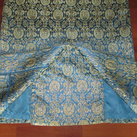 Vintage Gold Brocade Gown - XS, Small - Picture 12 of 14